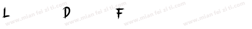 Lockdown Display Font字体转换